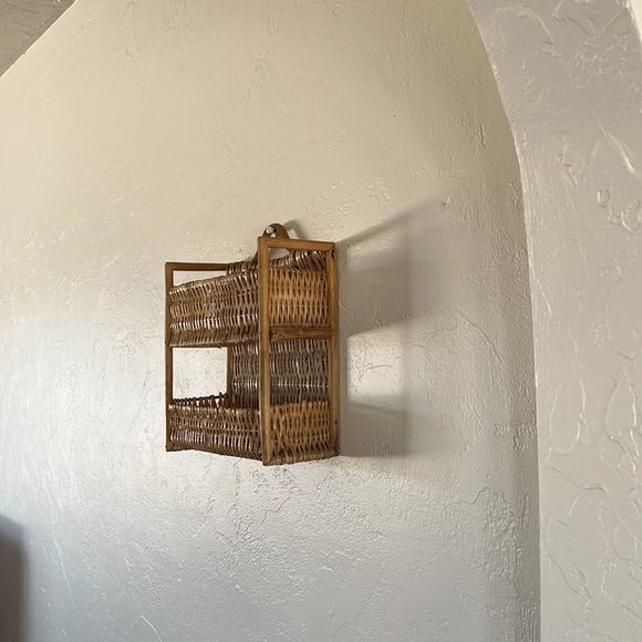 Vintage Wall Decor Vintage Rattan Wall Shelf Poshmark